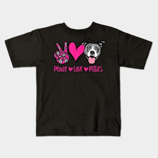 Pit Bull Lives Matter Pittie Puppy Dog Mom Ladies Pitbull Kids T-Shirt